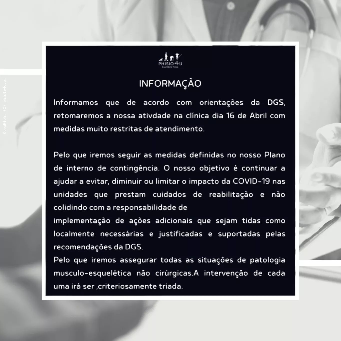 Covid-19: Informação Reabertura