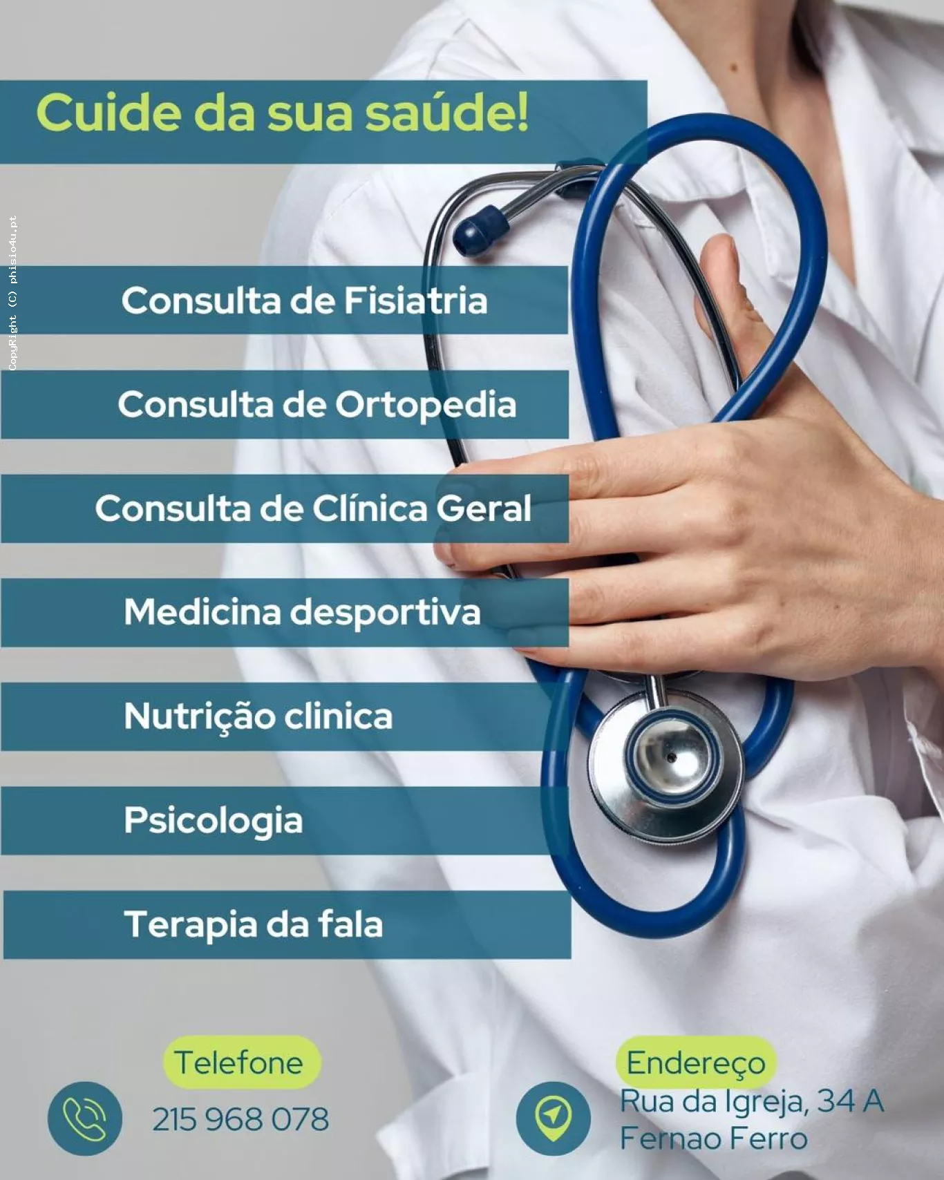 Especialidades na Phisio4u