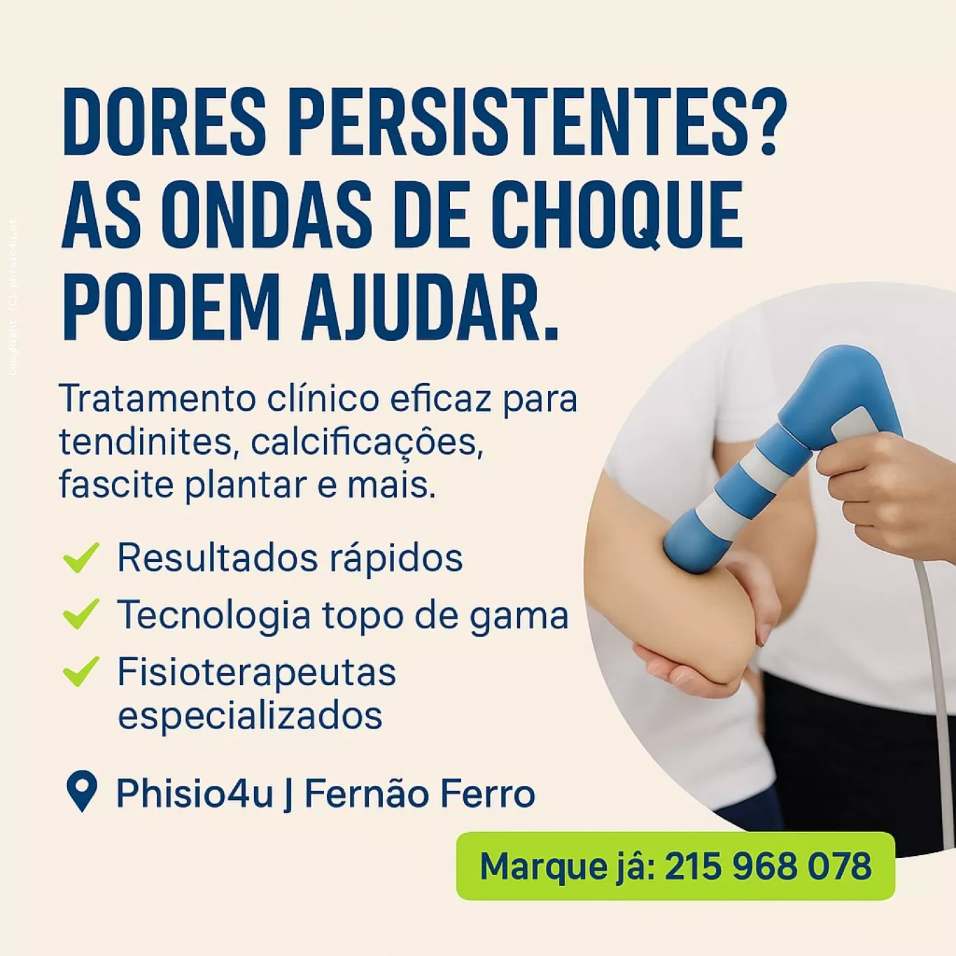 Fisioterapia com ondas de choque