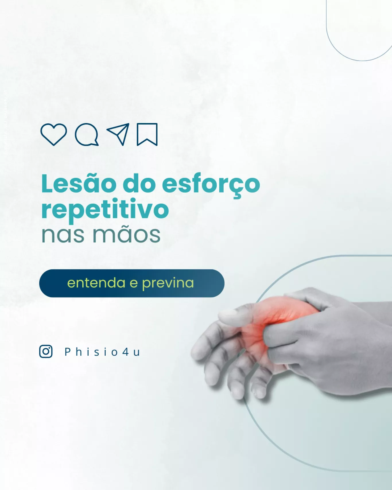 Lesão de esforço repetitivo nas mãos